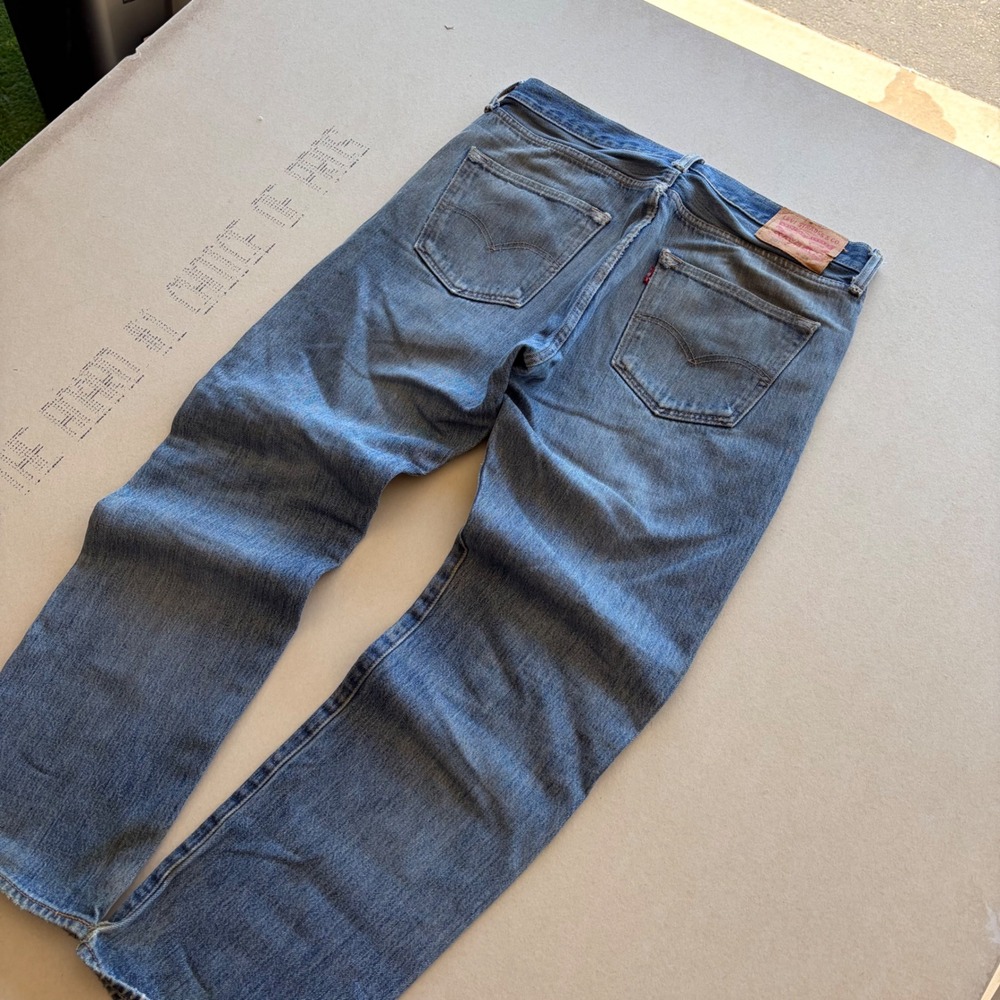 Vintage Levi's 501 Distressed Washed Jeans